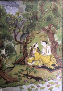 Krishna Adorns Radha