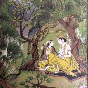 Krishna Adorns Radha